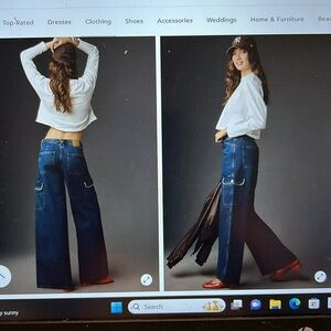 Seventy + Mochi Frankie High-Rise Wide-Leg Jeans Anthropologie (London) NWOT